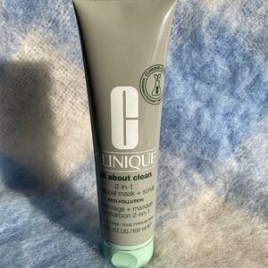 Clinique all about clean 2 in 1 charcoal mask and scrub